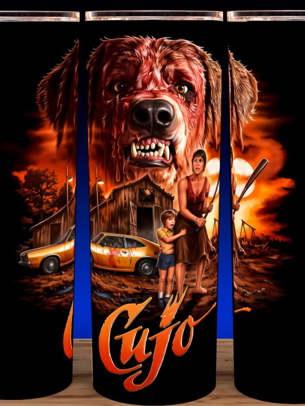 Cujo Killer Dog Stephen King Horror Movie Cup Mug Tumbler 20oz